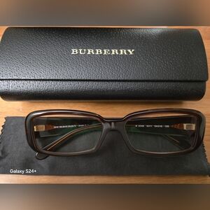 ❤️Burberry Cadres design rectangulaires B 2008 3011 MARRON 54-16 135